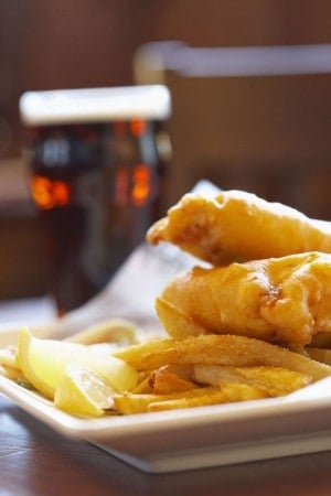 fish and chips recipe. Fish and Chips in Beer Batter